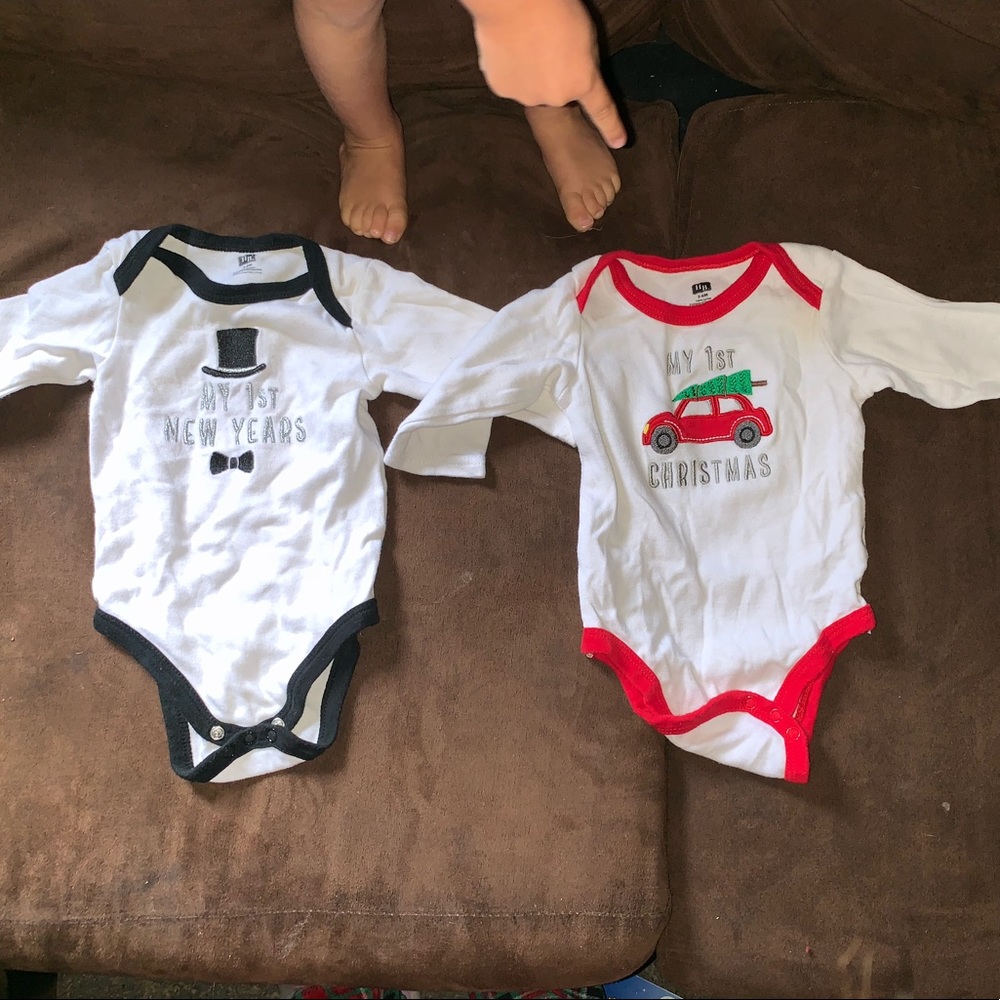 Holiday onesie’s